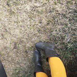 Trashed Rubber Boots Size 6